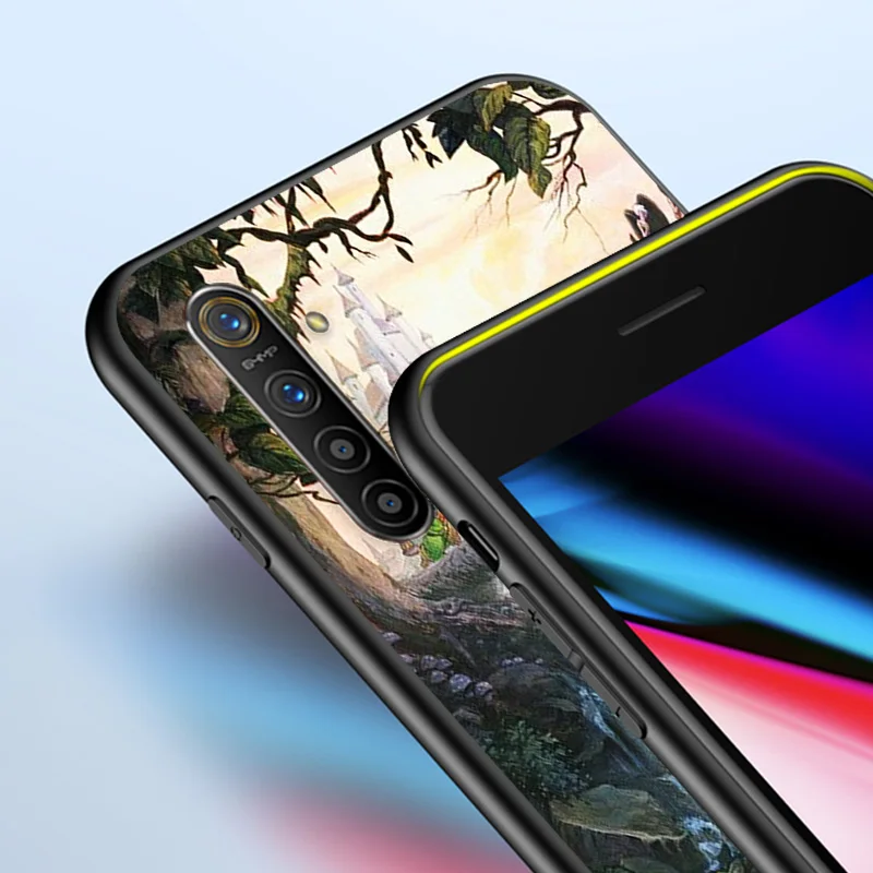 

Disney Cartoon Animation Snow White Seven Dwarfs For OPPO A93 A92 A73 A53S A52 A32 A31 A12E A1K F17 F15 Find X2 Black Phone Case