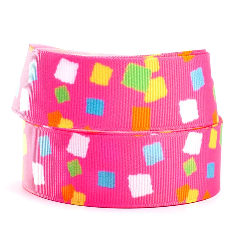 10 ярдов Grosgrain ленты-милый мультфильм шаблон лист печатных ленты | Дом и сад