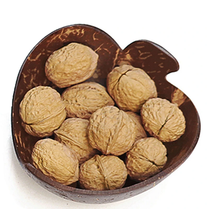 Натуральный миска из скорлупы кокоса десертная тарелка чаша в форме яблока для