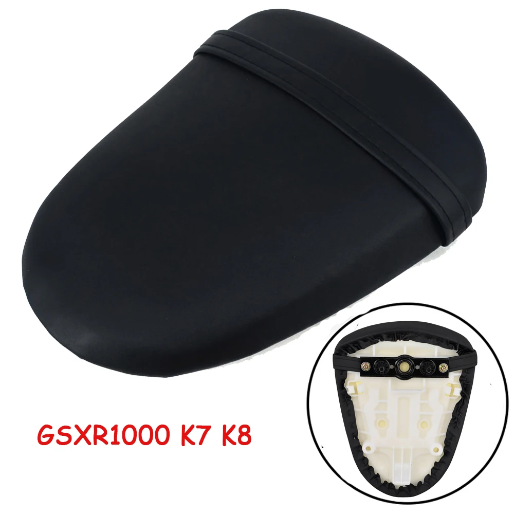 

Motorcycle Rear Passenger Cushion Pillion Seat Pad Leather Seat Pillion For Suzuki GSXR1000 GSXR 1000 K7 K8 2007-2008