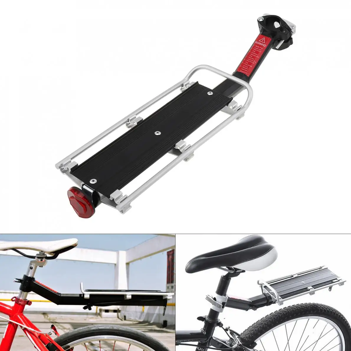 High Quality Bike Rack Aluminum Alloy Luggage Rear Carrier Trunk for Bicycles MTB Shelf Cycling Bicycle | Спорт и развлечения