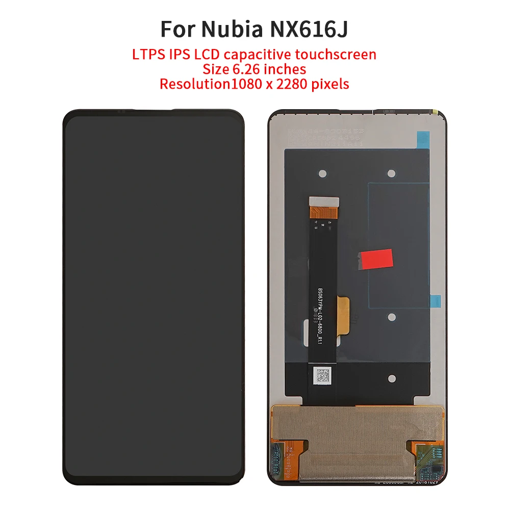 ЖК дисплей с дигитайзером сенсорного экрана для ZTE Nubia X NX616J 6 26 дюйма Замена