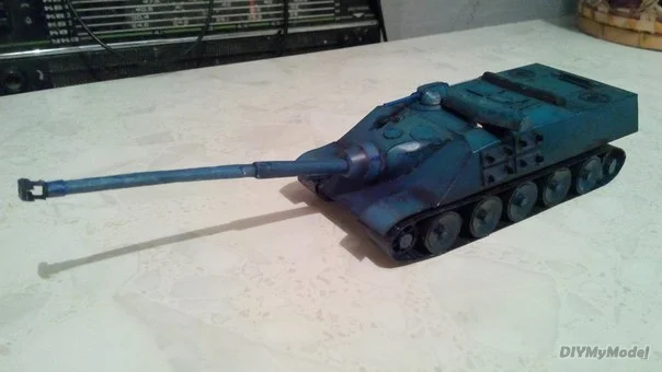 DIYMyModeI-rompecabezas de juguete hecho a mano de Francia, modelo amx50 Fuxi 155, bricolaje, manualidades de papel, regalo, accesorios de pel&iacute;cula RU (origen)-4