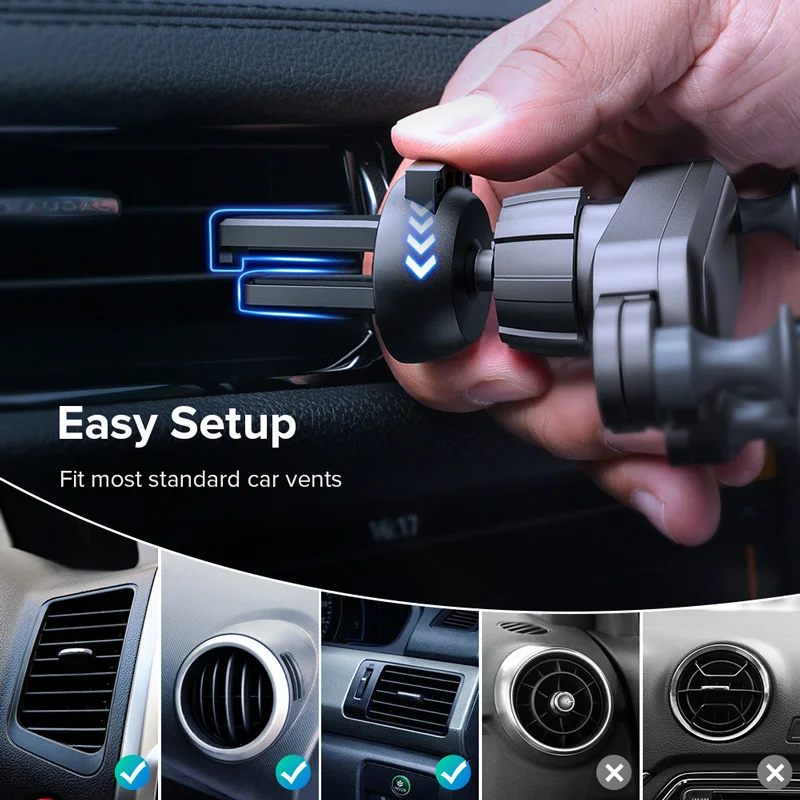 

Gravity Car Holder For Phone in Car Air Vent Clip Mount No Magnetic Mobile Phone Holder GPS Stand For iPhone 11 Pro Samsung
