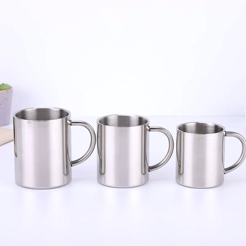 Дорожная кофейная кружка из нержавеющей стали с двойными стенками небьющаяся