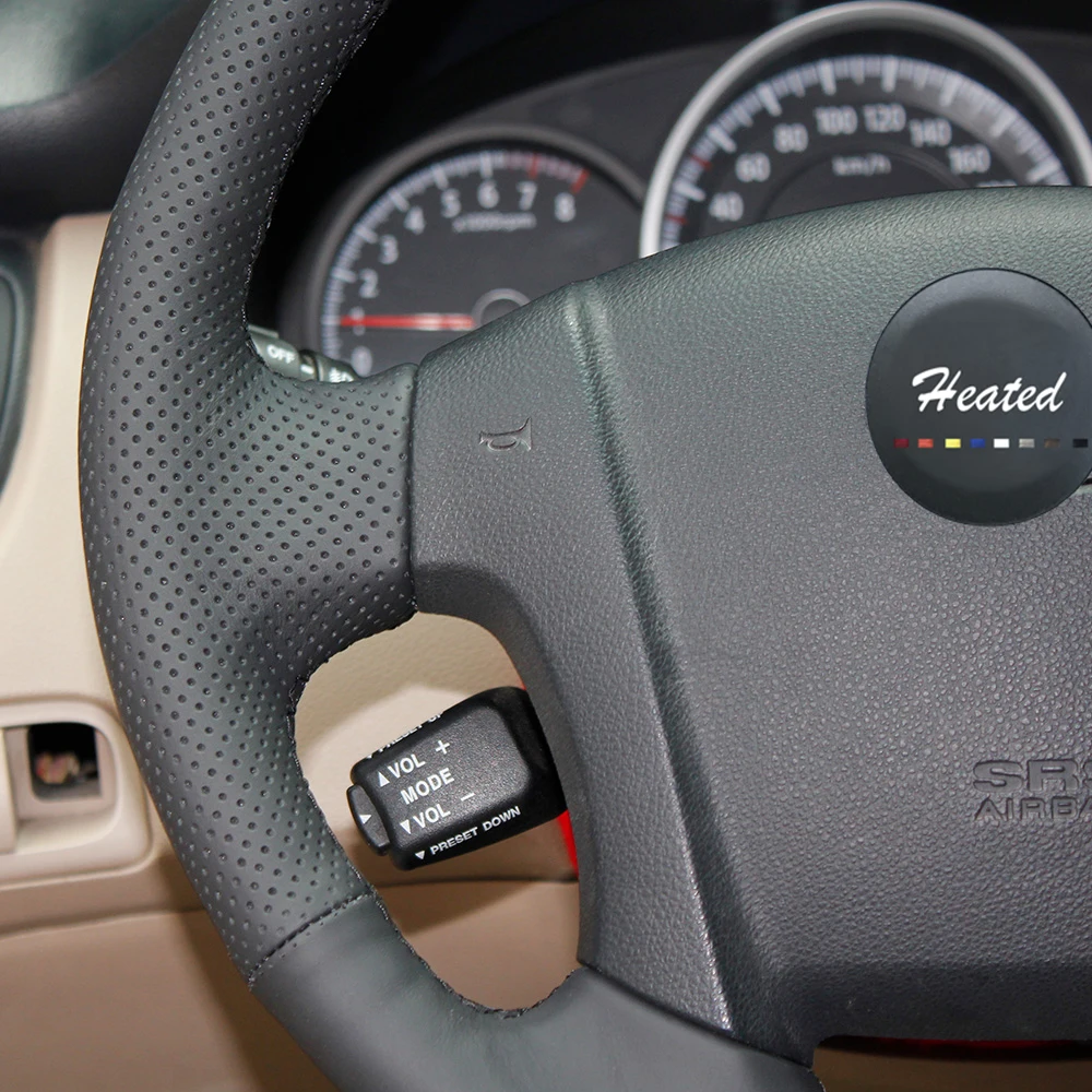 Роскошные DIY первый слой кожи на руль автомобиля Обложка для Kia Sportage Капа Para Volante