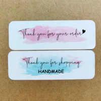 50 pcs thank you for your order stickers 1x3 inch labels for envelope sealing for small business decor sticker stationery supply