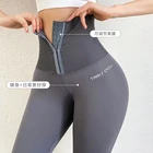 Женские спортивные штаны Mitaogirl с высокой талией для фитнеса, облегающие тренировочные штаны для бедер, защитные длинные штаны для йоги, штаны для спортзала и бега