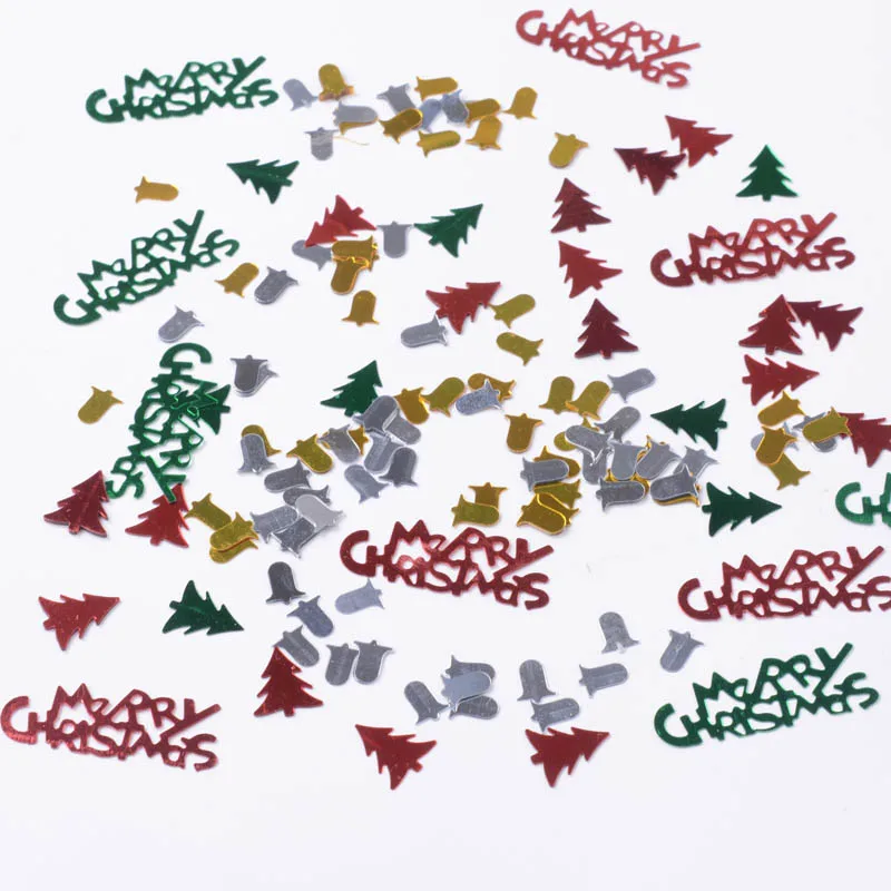 60 г/упак. ПВХ Рождественское украшение осыпается Санта Клаус с рождественской