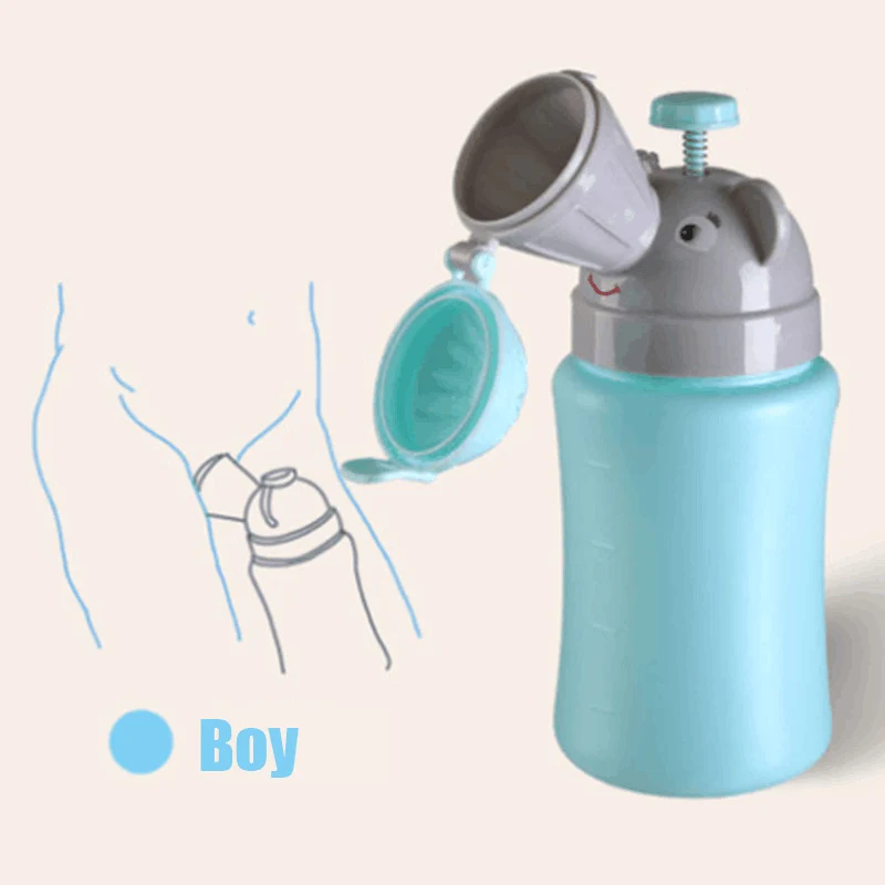 Blue IMBABY детская Портативный автомобильные дорожные писсуары мужской для маленьких девочек Детские писсуар Портативный ночной горшок детский Туалет тренер Детские писсуар - Цвет: Blue