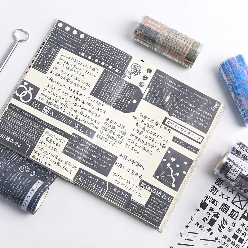 Креативная прозрачная лента для домашних животных Васи дневник DIY клейкие ленты Скрапбукинг наклейки стационарные принадлежности 024082