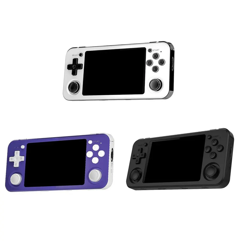 

RG351P Handheld Game Retro Console With Aluminum Alloy Shell Ergonomics And Long Play Durable Game Console