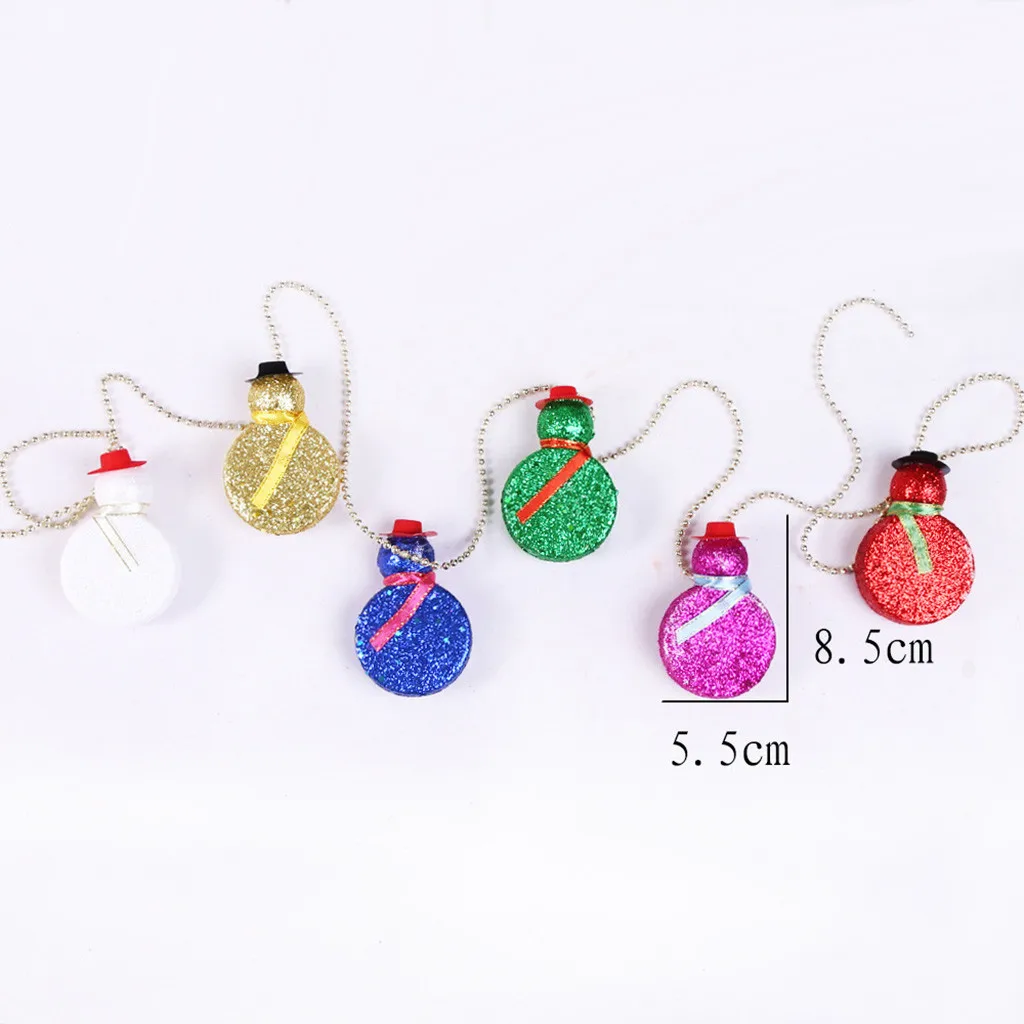 Подвесная цепочка в виде снеговика 1 шт./компл. с колокольчиками Рождественский