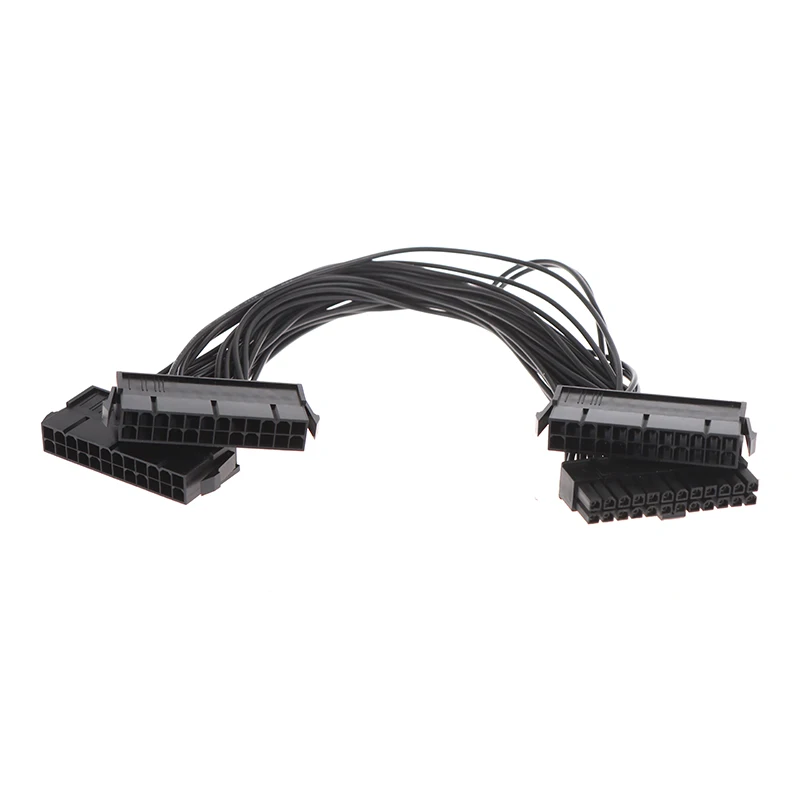 

24Pin 20+4Pin Triple PSU Power Supply Synchronizer Extension Cable Power Adapter