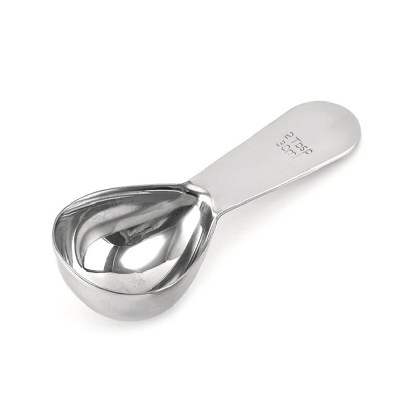 15/30ml Stainless Steel Measuring Coffee Scoop 1 tablespoon Short Handle Tablespoon Spoons for Tea | Дом и сад