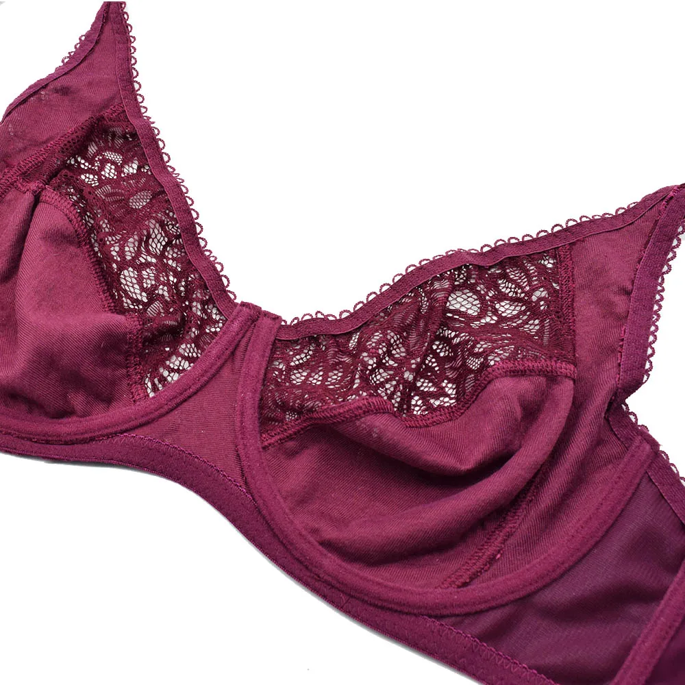 Сексуальные прозрачные бюстгальтеры для женщин кружевное нижнее белье