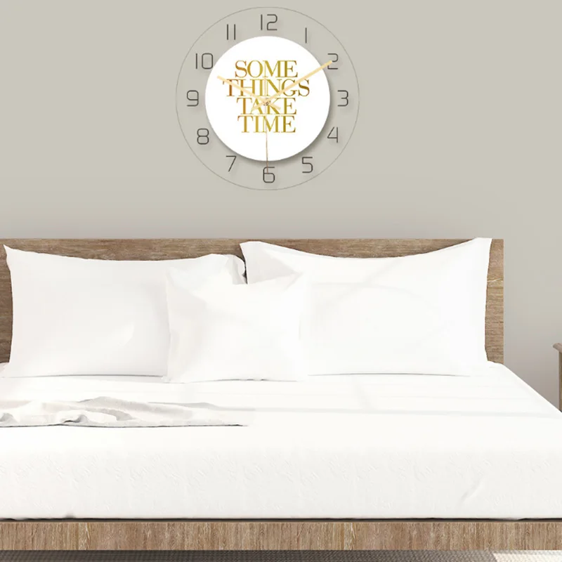 3D цифровые настенные часы 12 дюймов декоративные современные большие бесшумные