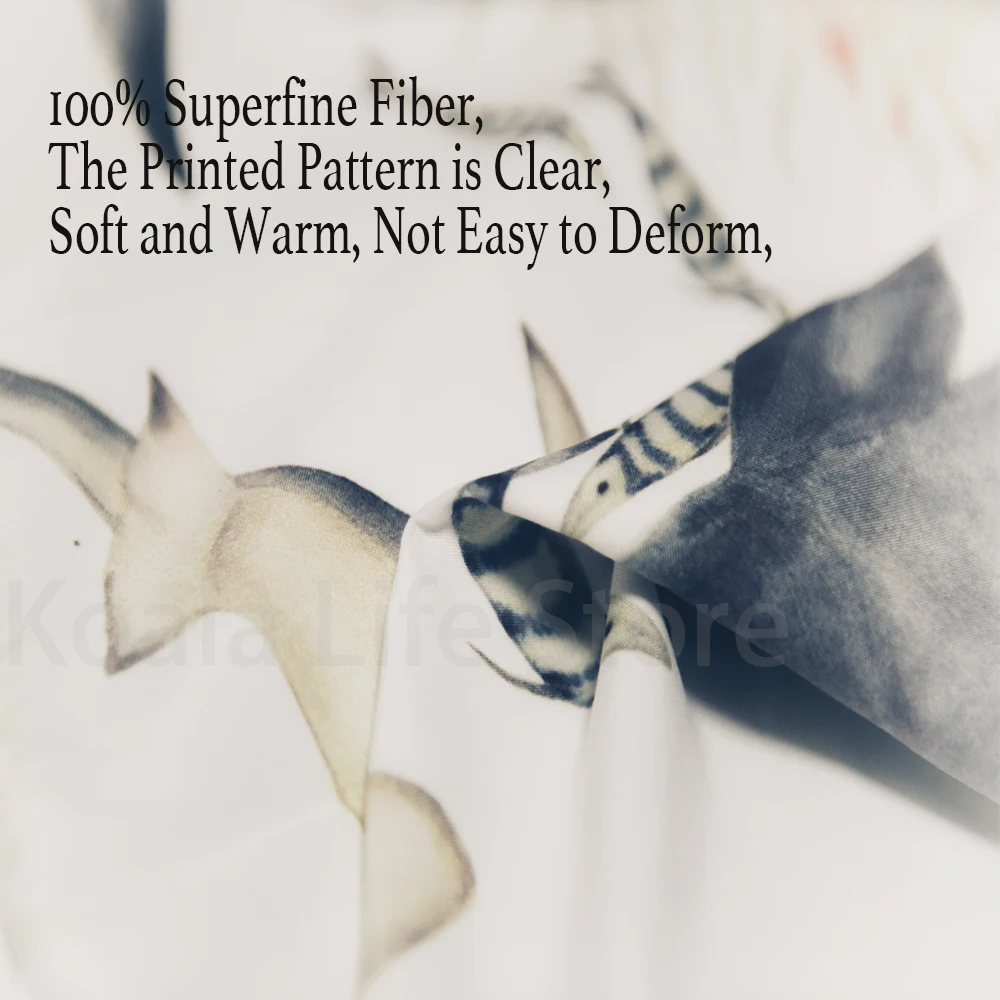 Комплект постельного белья с 3D-принтом черепа 2/3 шт. | Дом и сад