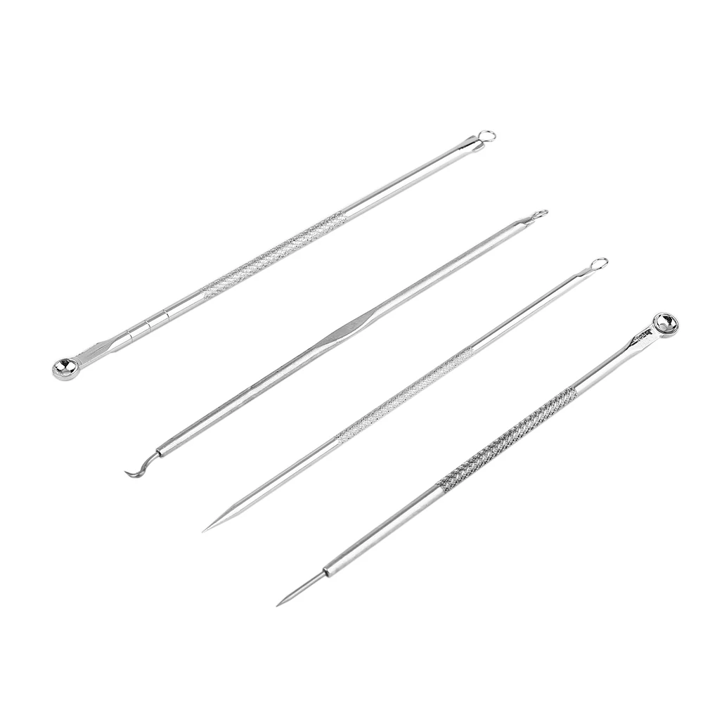 Антибактериальная 4 шт./компл. Универсальный Нержавеющая сталь иглы инструмент