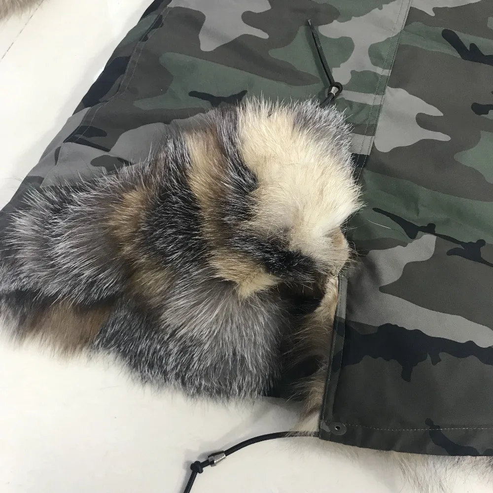 Army falge army green специальный дизайн с лисьим мехом зимняя новая коллекция меховые пальто