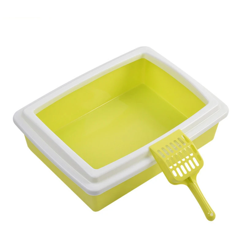 Кошачьи простыни полузакрытые анти-всплеск кошачий Туалет ящик для мусора