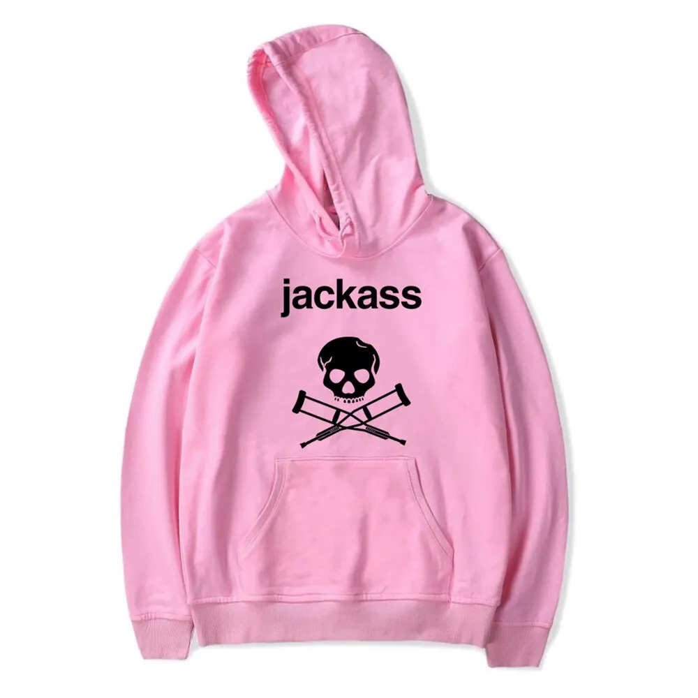 Толстовка с капюшоном и принтом Jackass для мужчин женщин | Мужская одежда