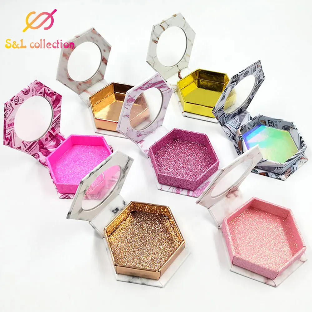 

wholesale custom eyelash cases custom logo 3d mink lashes boxes faux cils strip magnetic case empty