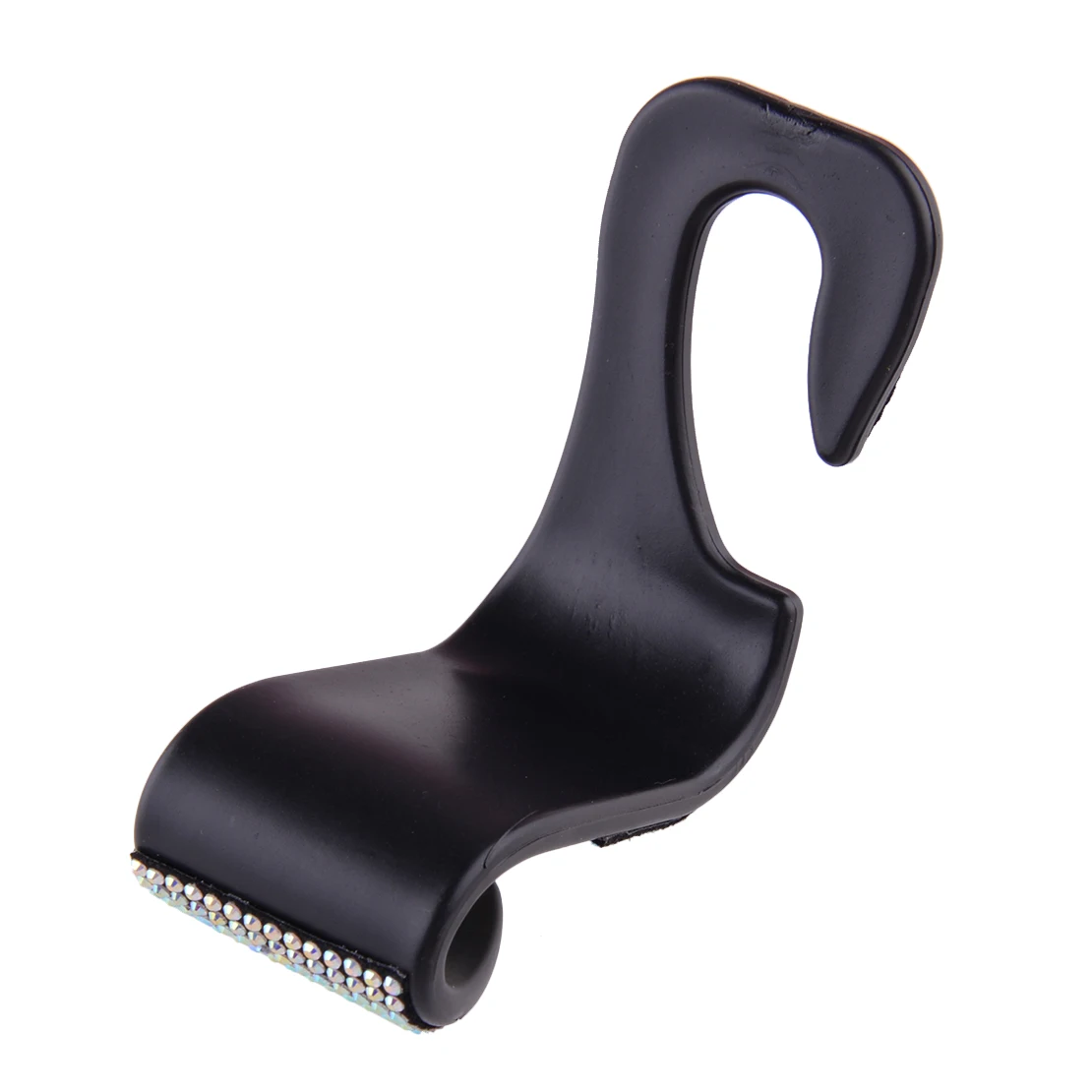 

2Pcs Car Rhinestone Seat Back Headrest Hanger Hooks For Bag Purse Clothes Grocery Collection Universal