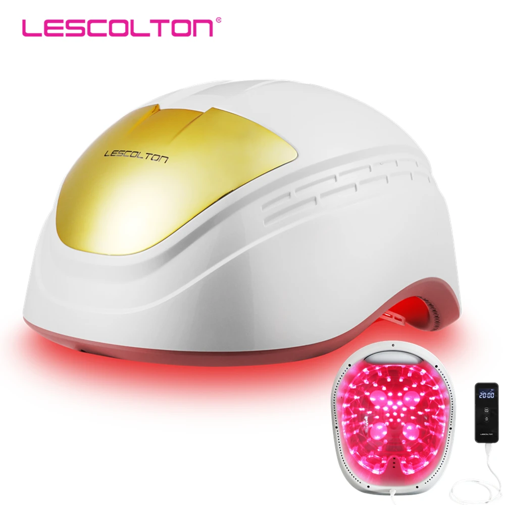 Шлем лазерный Lescolton для роста волос медицинский колпачок с 80 диодами лечения