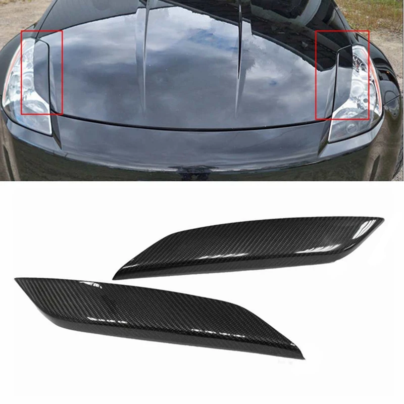 Автомобильная фара глаз крышка веки Брови Веки Накладка для Nissan 350Z Z33 2003-2009