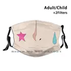 Хисока уход за кожей лица Hunter X многоразовые лицевая маска против дымки Пылезащитная маска с фильтры для детей и взрослых хисока Hunter X