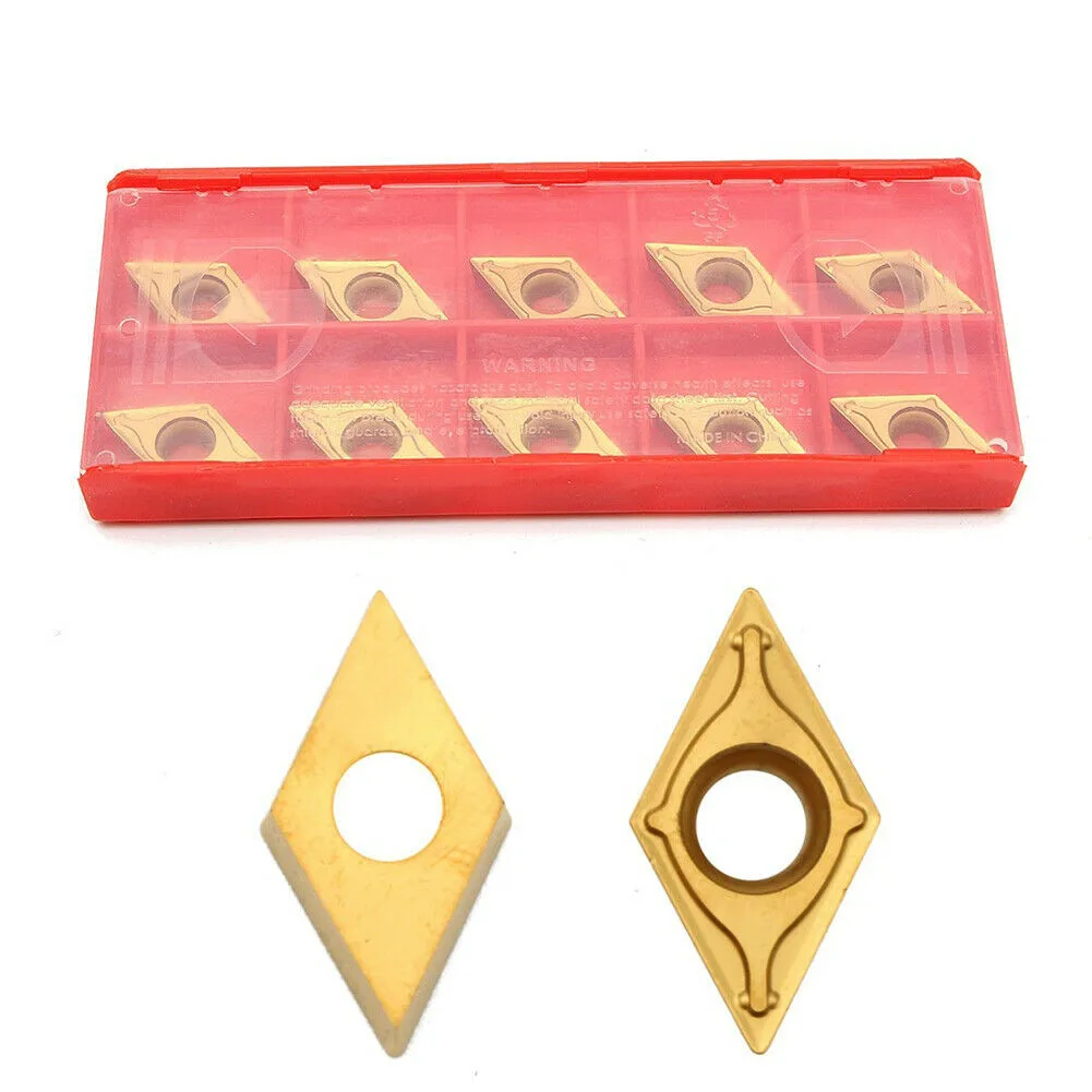 

10pcs DCMT11T304-HM YBC251 Carbide Inserts Blades For Lathe Boring Bar Turning Tool Holder