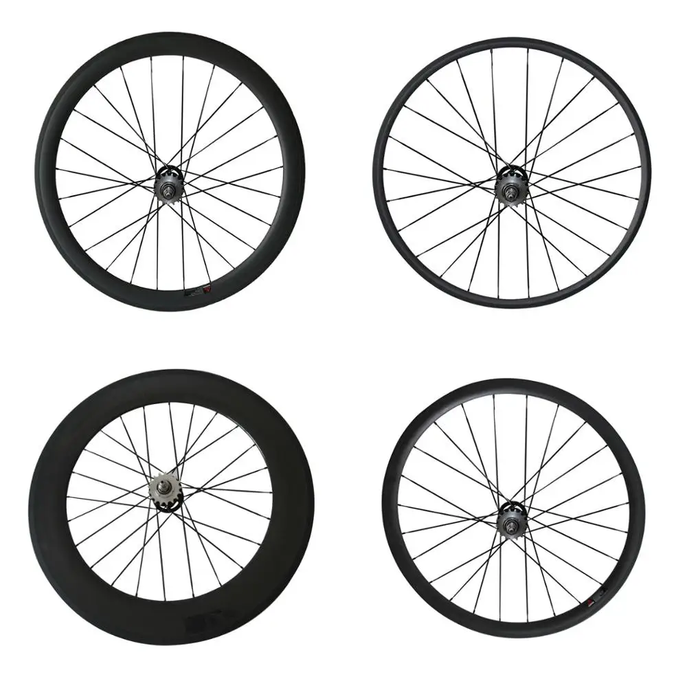 700C трек велосипед углеродное волокно заднее колесо с фиксированной передачей