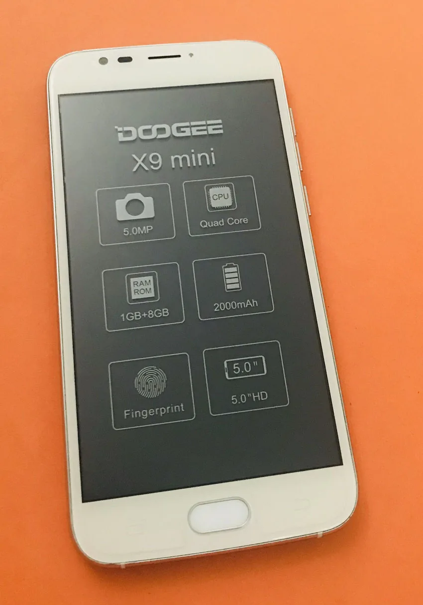 

Оригинальный телефон, дисплей + Материнская плата 1 Гб + 8 Гб Для DOOGEE X9 mini MTK6580, четыре ядра, бесплатная доставка