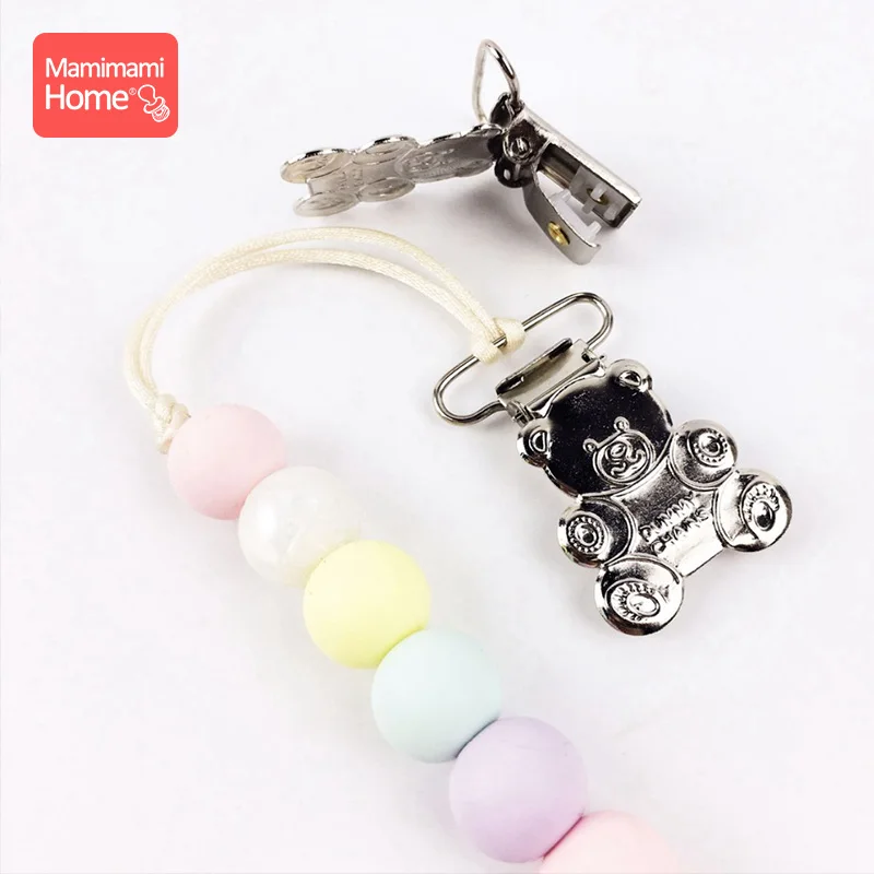 Для выведения токсинов 40 шт Teddy Bear зажимы для соски пустышки спираля охраны