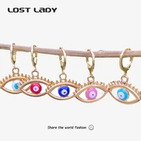 lost lady new summer statement earring women eye pearl round dangle drop earrings fashion party bohemian love heart jewelry