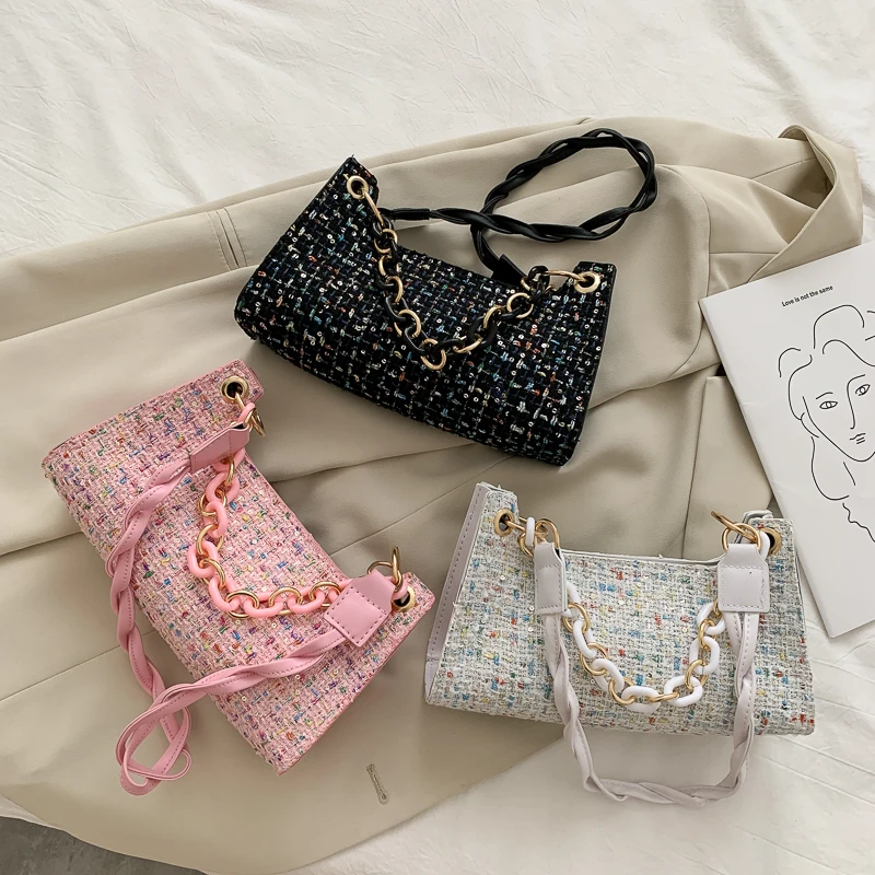 

Women Simple Small Flap Shoulder Bag Popular Female Daily Crossbody Bags