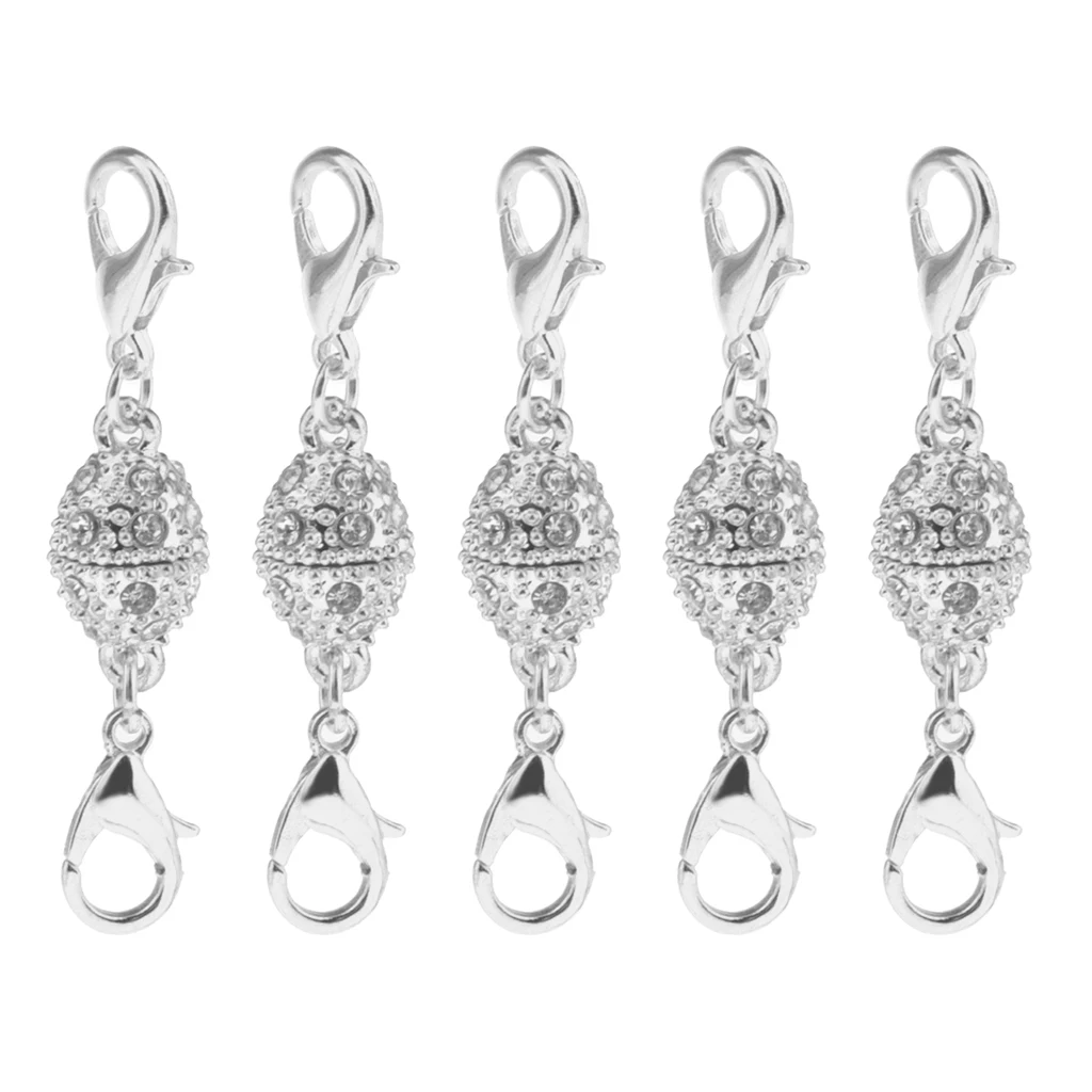 

10 Crystal Magnetic Clasps Jewelry Making for Bracelet Necklace DIY Findings