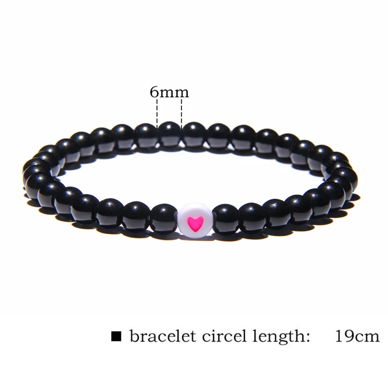 Модные натуральные черные браслеты из агатов Агаты драгоценные камни бисера