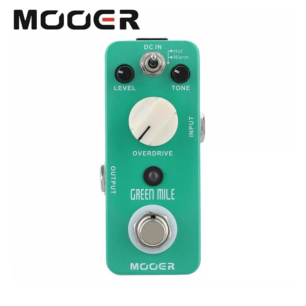 Mooer MOD1 Green Mile Micro Guitar Effect Pedal Mini Overdrive Electric Guitar Pedal True Bypass Guitar Parts & Accessories