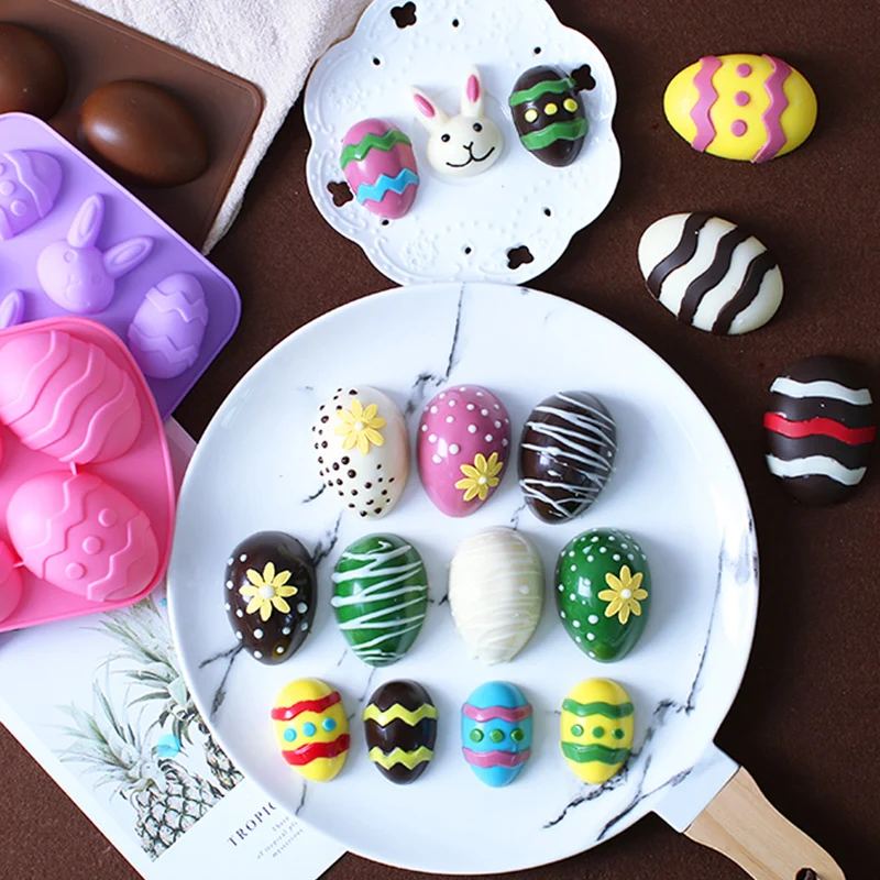 15 яиц в форме пасхальных 23*10 см форма для мыла конфет украшения торта 3D помадка