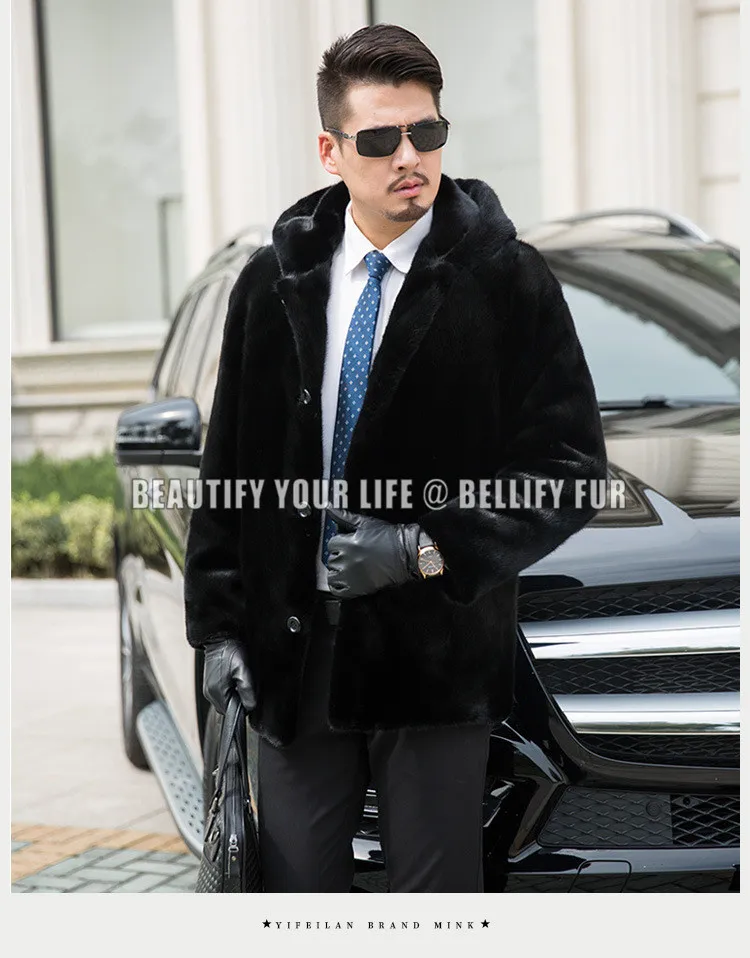 Роскошные мужские тренчи в деловом стиле оптовая продажа из натурального меха