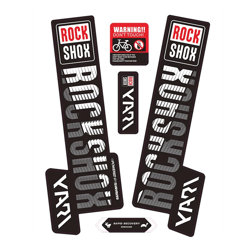 2019 наклейка на переднюю вилку горного велосипеда ROCK SHOX YARI наклейки горный
