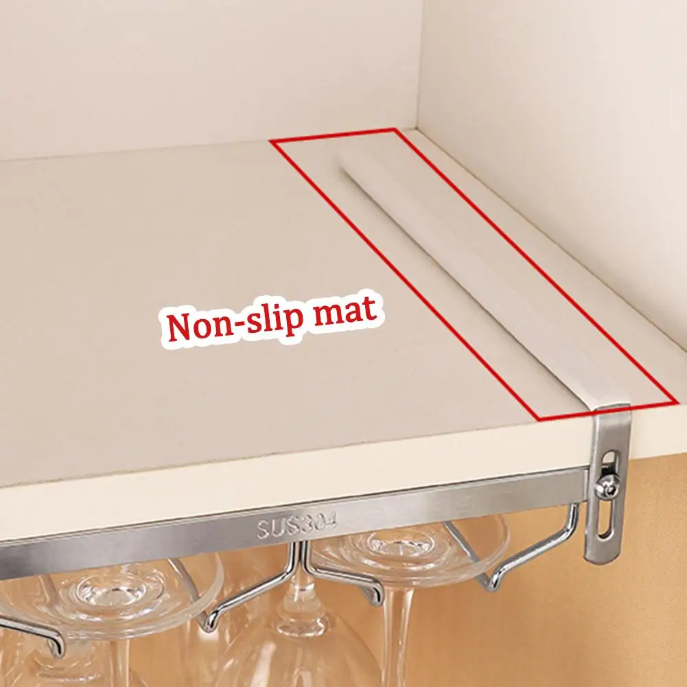 Винный Стеклянный Стеллаж Держатель для бокалов из нержавеющей стали органайзер