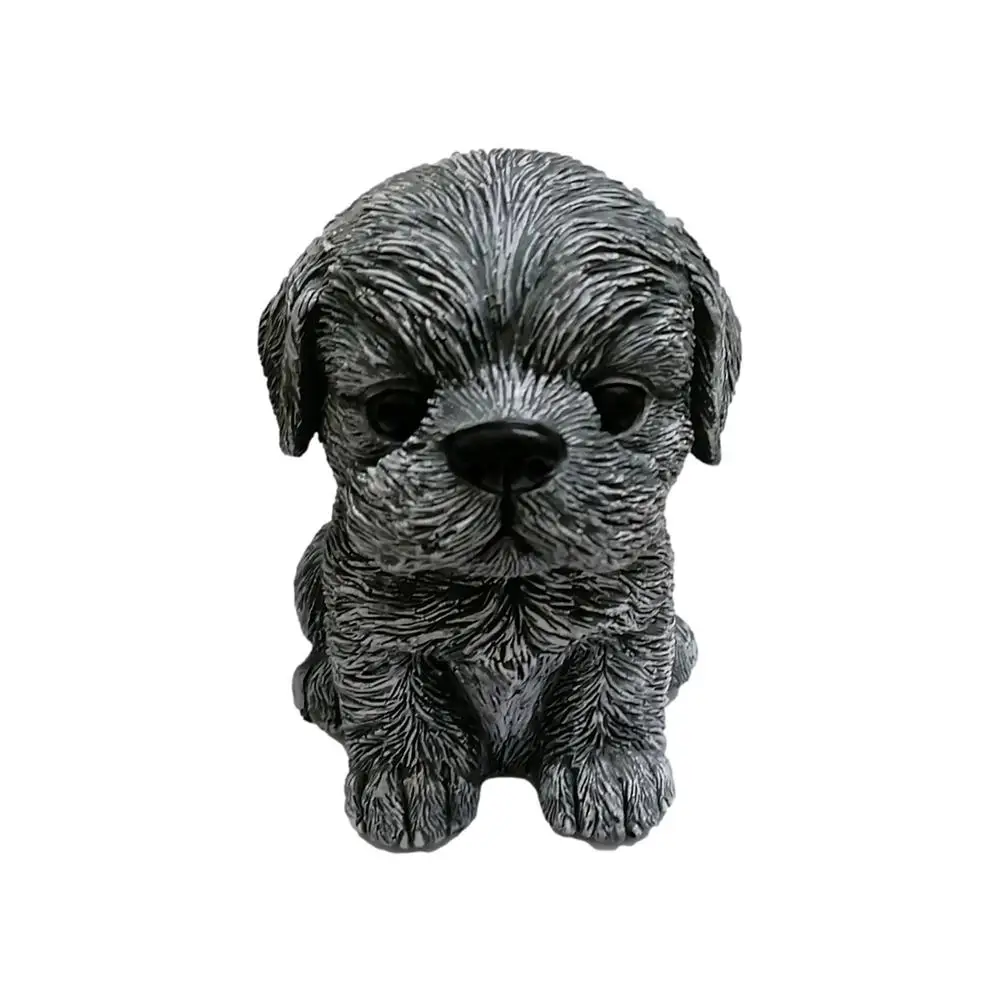 

Полимерная статуя щенка, прочный и устойчивый к морозу материал, подходит для улицы, сада, водонепроницаемое украшение для домашних животны...