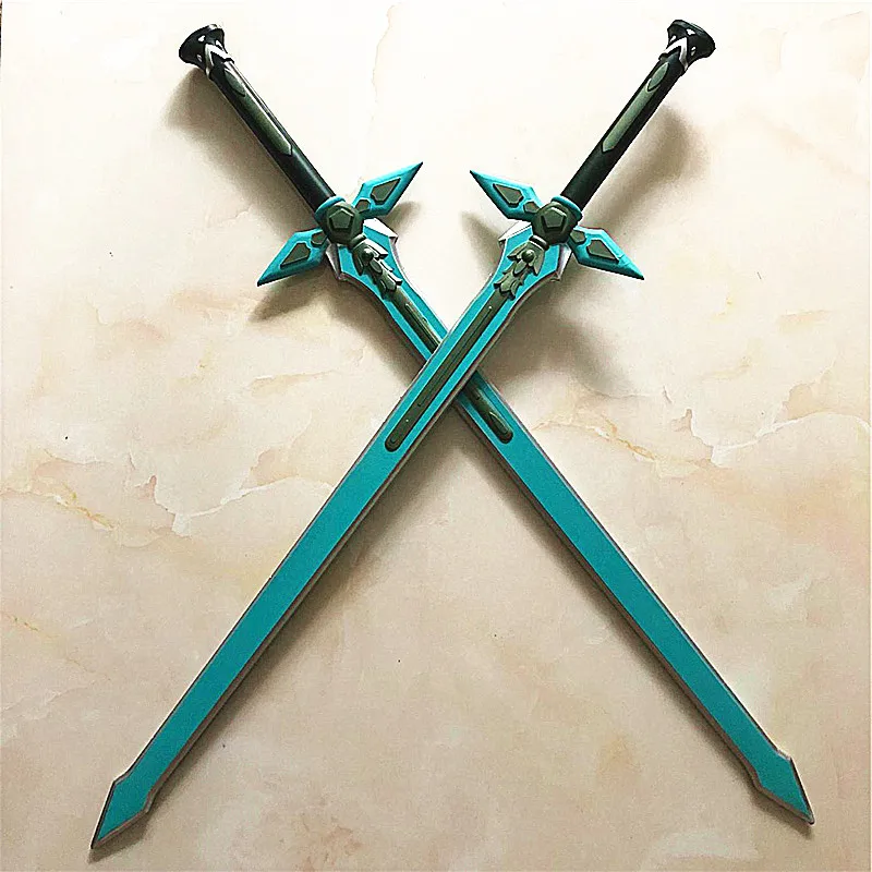 Красный 1:1 меч искусство онлайн САО 80 см меч Асуна оружие фигурка киригая Kazuto Elucidator/Темный отталкивающий меч Косплей Меч из пенополиуретана - Цвет: Красный