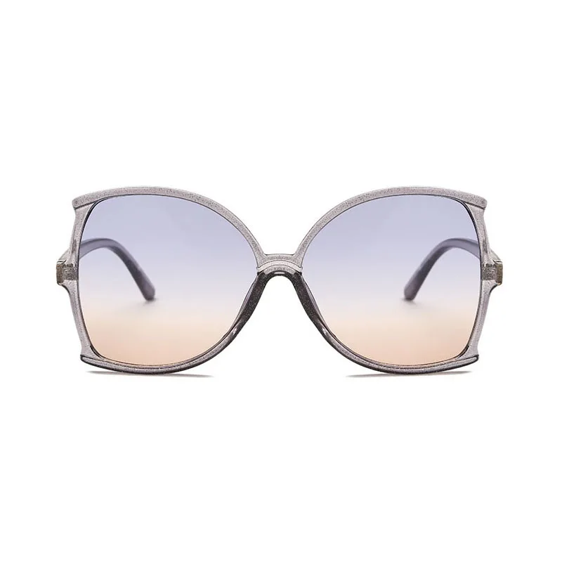 Солнцезащитные очки в стиле ретро ROYAL GIRL большие женские оправе рыбий хвост UV400