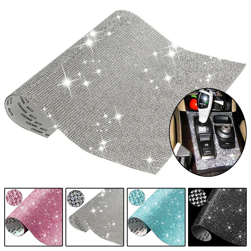 

Шикарный автомобиль Diamond стикер из кристаллов страз листов Diamante DIY 24*20 см DIY дрель Автомобильная наклейка высокое качество