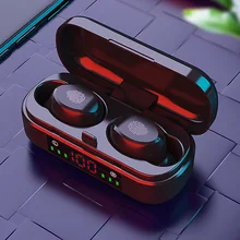 V8 TWS Earphone Bluetooth 5.0 Earphones 9D Bass Stereo Wireless Headphones Touch Control Sports Waterproof Earbuds Headset