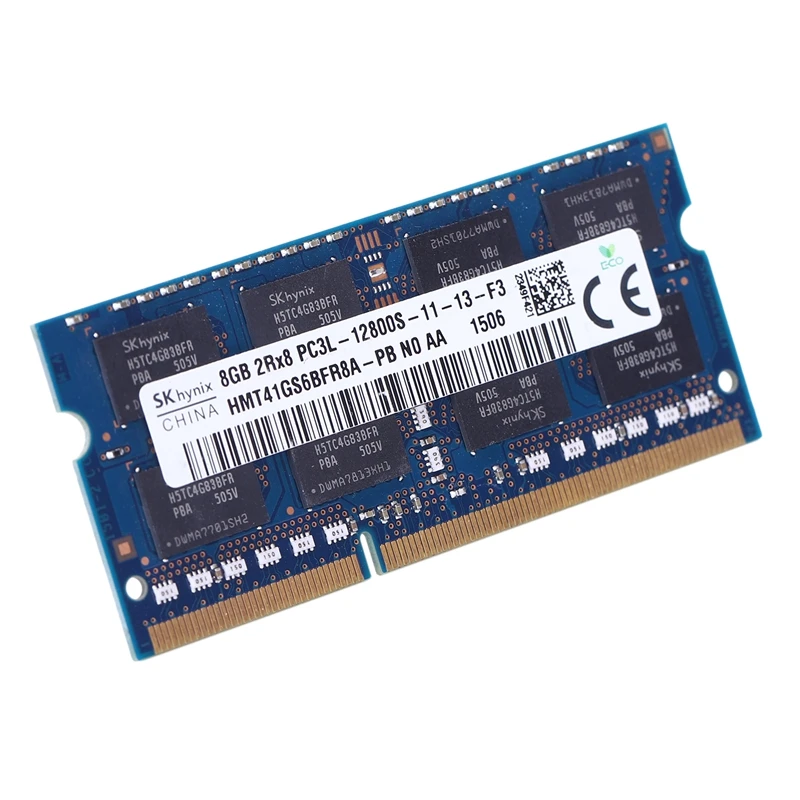 Оперативная память DDR3 8 Гб 12800 1600 МГц 1 35 в для ноутбука 204-контактный SODIMM